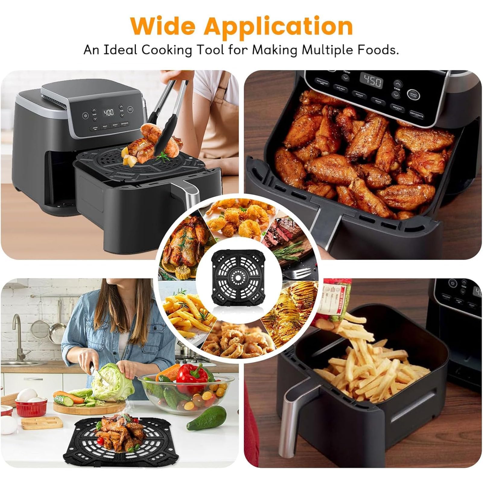 Amazon.com: GCQ Air fryer Accessories for Ninja AF181 Pro XL 6 in